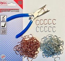 Polsterklammerzange 200*Polsterklammern ,Spezialzange Polsterzange Klammer Sitze