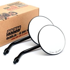 1 Paar Custom Spiegel rund 4"