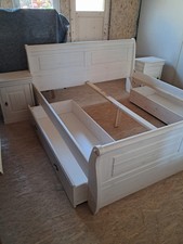 schlafzimmer komplett weiß massiv  Ausstellunsstück NEU