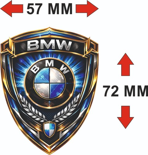 Bmw aufkleber 72mm x - x, 57mm