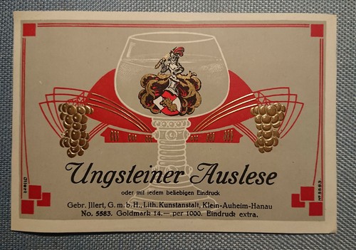 Altes weinetikett etikett - altes,