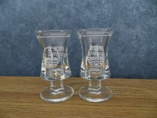 Rarität 2x Schnapsglas Shotglas  2cl Glas Jever Jeversche Spezialitäten Schloss