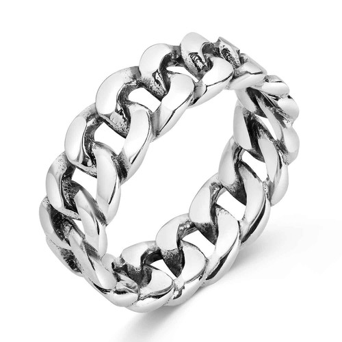 Materia panzerkette ring breit - ring,