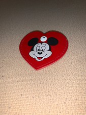 Kindergeltbeutel für Kleingeld / Herzform / Micky Maus