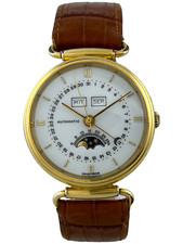 Herrenarmbanduhr Automatik Vollkalender ETA 2892A2 mit Glasboden, funktioniert