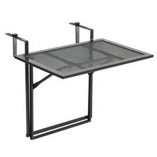 Balkonhängetisch - schwarz -