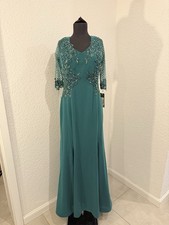 Damen abendkleid grün - abendkleid,