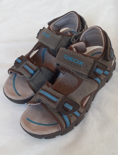 Geox sandalen grau - sandalen, grau/blau