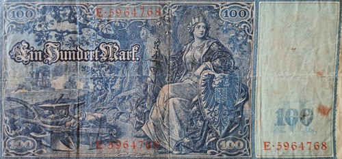 Einhundert reichsmark vom - reichsmark,