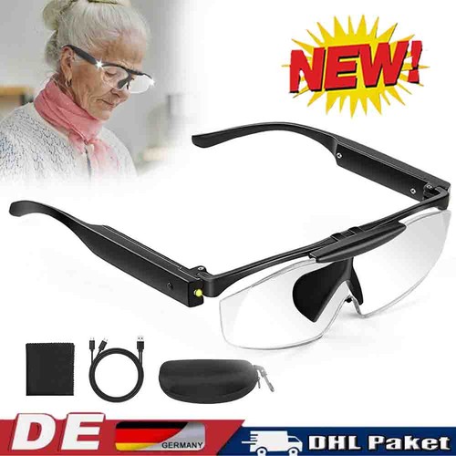 Lupenbrille mit licht - mit,