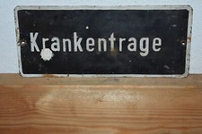 Altes Blechschild 50er Jahre