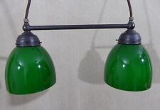 Berliner Messinglampe Pendelleuchte Doppelpendelleuchte Antik Stil Hängelampe