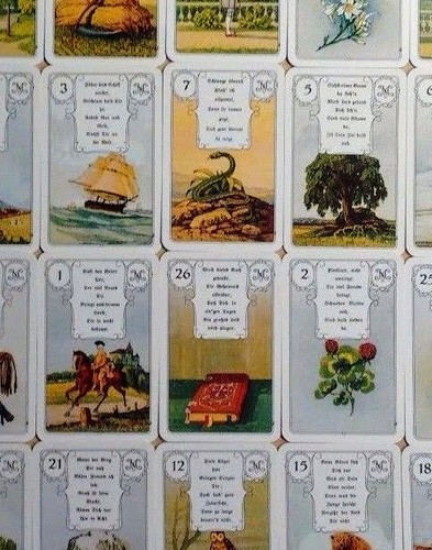 Lenormand wahrsagekarten rote - lenormand,