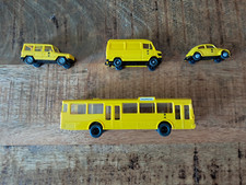 Wiking Set H0/ 1:87 - Deutsche Post Autos mit Bus