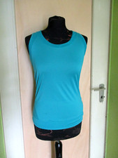 Sporttop Fitnesstop Gr. S türkis 36 Trägershirt Stretchtop