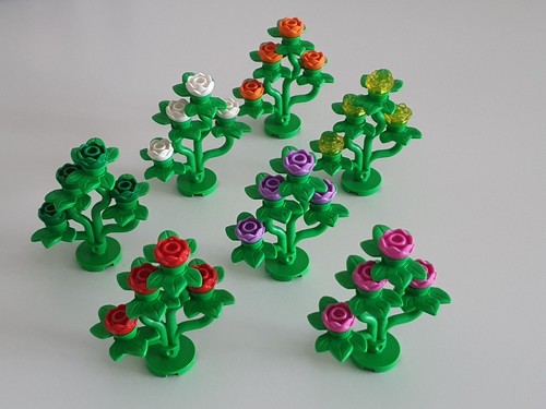 Lego pflanzen strauch blume - 1,