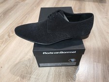 Floris van Bommel Derbys Camou Herren Schuhe Schwarz Gr.41 - Neu + OVP - 249,95€
