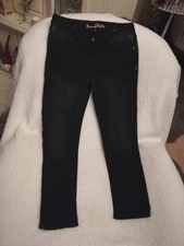 Damen Jeans Buena Vista Italy XL Schwarz  Stretch 7/8 Länge Zustand Top 