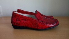 *Waldläufer* Damenschuhe, Halbschuhe, Slipper Gr. 6,0 Weite H Leder NEU