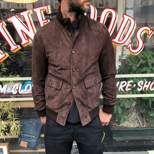 Lederjacke herren braun - lederjacke,
