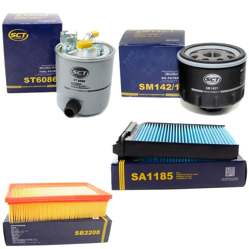 Filter set sct kraftstoff - filter, kraftstoff-