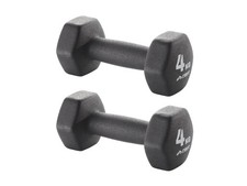 CRIVIT Kurzhantel-Set, 2x 3 kg / Kurzhantel-Set, 2x 4 kg (4 kg) - B-Ware