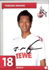 Autogrammkarte Fußballer Tomoaki Makino, 1. FC Köln, Autogramm - 11343003