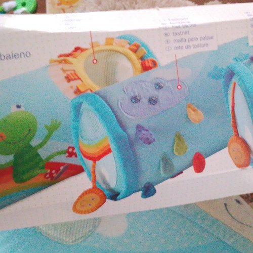 Baby krabbelrolle frosch - baby,