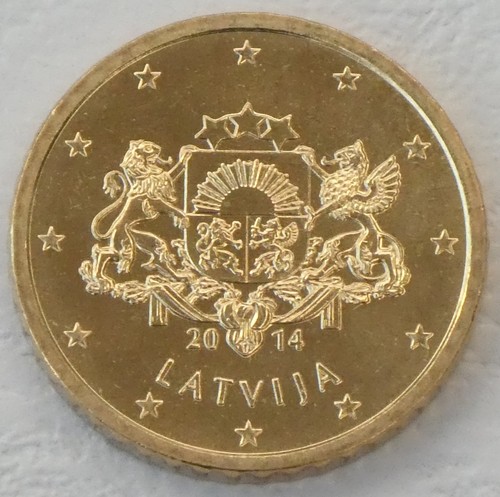 Cent kursmünze lettland - cent,