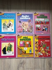 6x Lila Gorilla Cartoons, komplette Serie, Ehapa 1986,Hermann,Willi Wacker,Comic