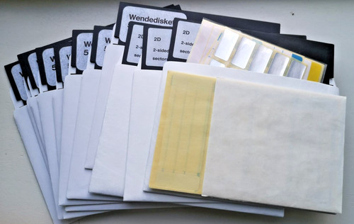 11x disketten flexydisk - 11x, 5,25"