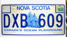 Original Schild  Canada - Nova