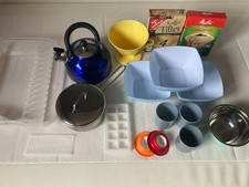 Angebot! Großes Camping-Geschirr-Set (17-teilig) für Einsteiger – TOP ZUSTAND!