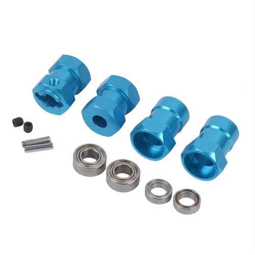 Aluminum 12mm hex - aluminum, adapters
