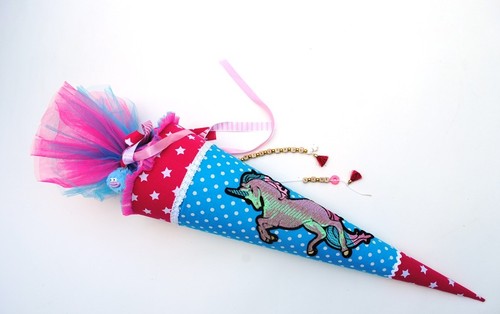 Einhorn schultüte stoff - schultÜte,