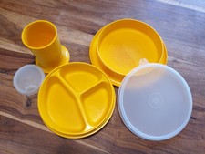 Retro Tupper Kleinkind Wärmeteller mit Schnabeltasse