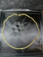 Goldkette Halskette Gelbgold Gold 333 8 K Rubin Saphir Smaragd Panzerkette