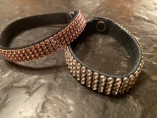 Swarovski Armband  Kristall Lederarmband  Damen Schmuck   silber   NEU