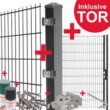 Doppelstabmattenzaun + 1,50m