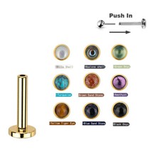 0mm titan stecksystem labret - 1,0mm,