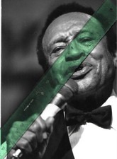 Foto amerikanischer LIONEL HAMPTON - Vintage 1989 Pressefoto USA Jazz Vibraphone