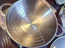 GRÄWE Wok-Set (Wok, Gitter, Deckel) 34 cm NEUWERTIG