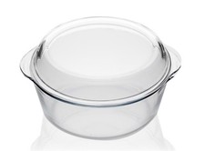 Auflaufform Glas mit Deckel