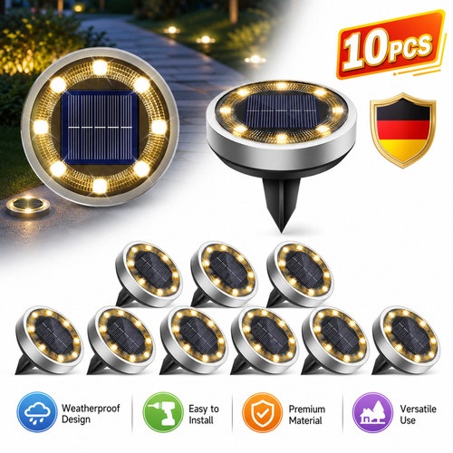 10stk solarleuchte - 10stk,