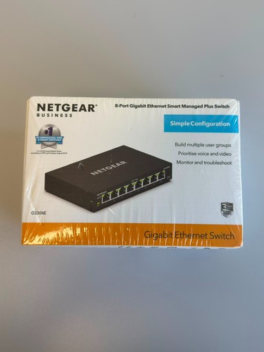 Netgear gs308e port gigabit - netgear, 8-port
