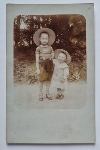 Altes antikes foto postkarte - altes,