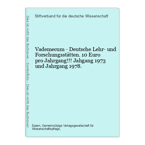 Vademecum deutsche lehr und - vademecum,