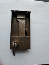 Altes Kastenschloss mit Schlüssel für Schubladen  Antiker Möbel