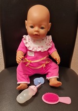 Zapf Creation Baby Born Puppe 43cm Magische Augen mit Tragesitz und viel Zubehör