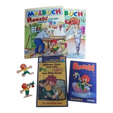 Pumuckl Konvolut Malbuch Taschenbuch VHS Kassette McDonalds Figuren Sammlung